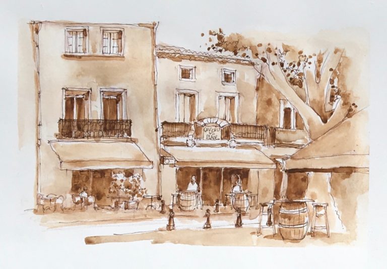 Sketching with a limited palette