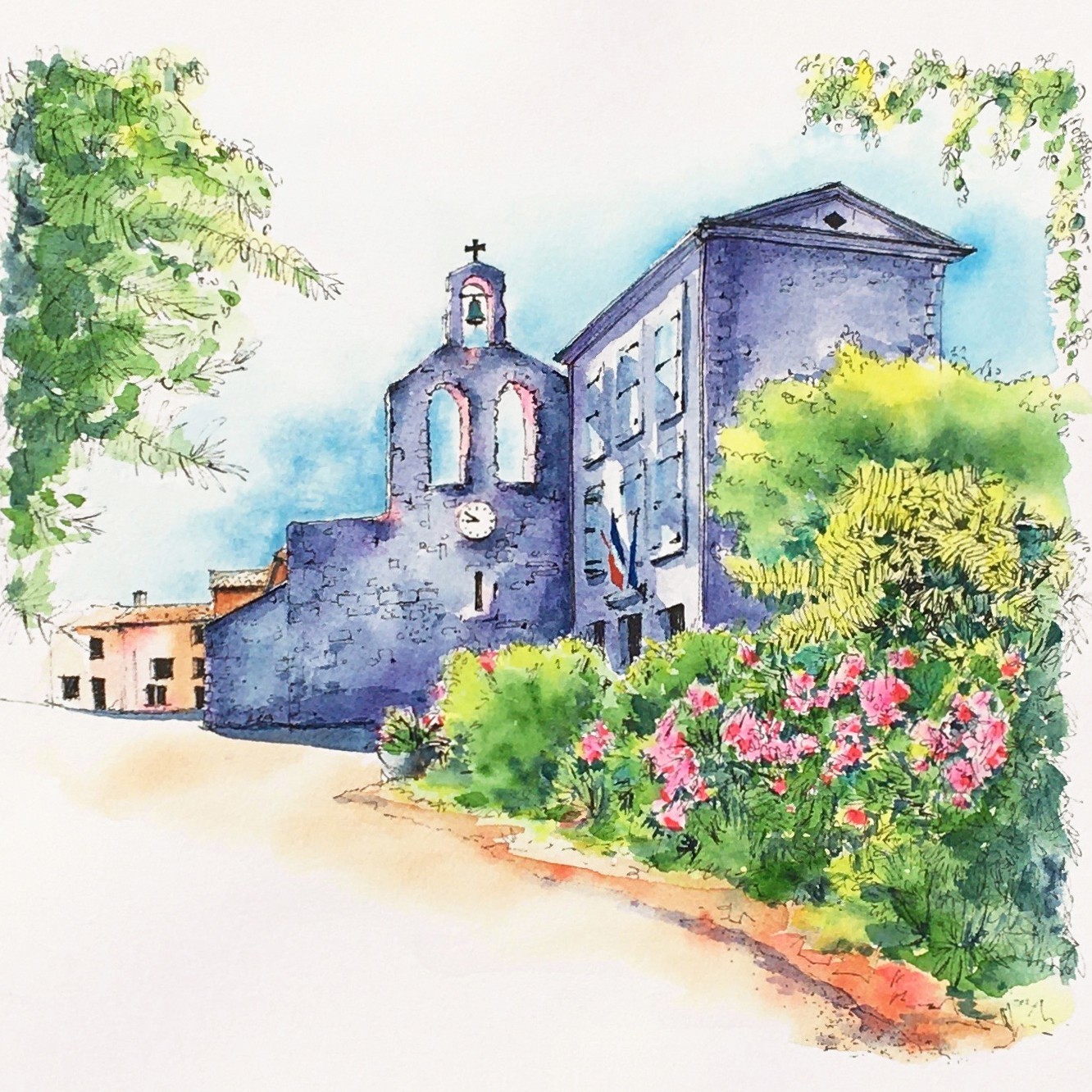 montels watercolour