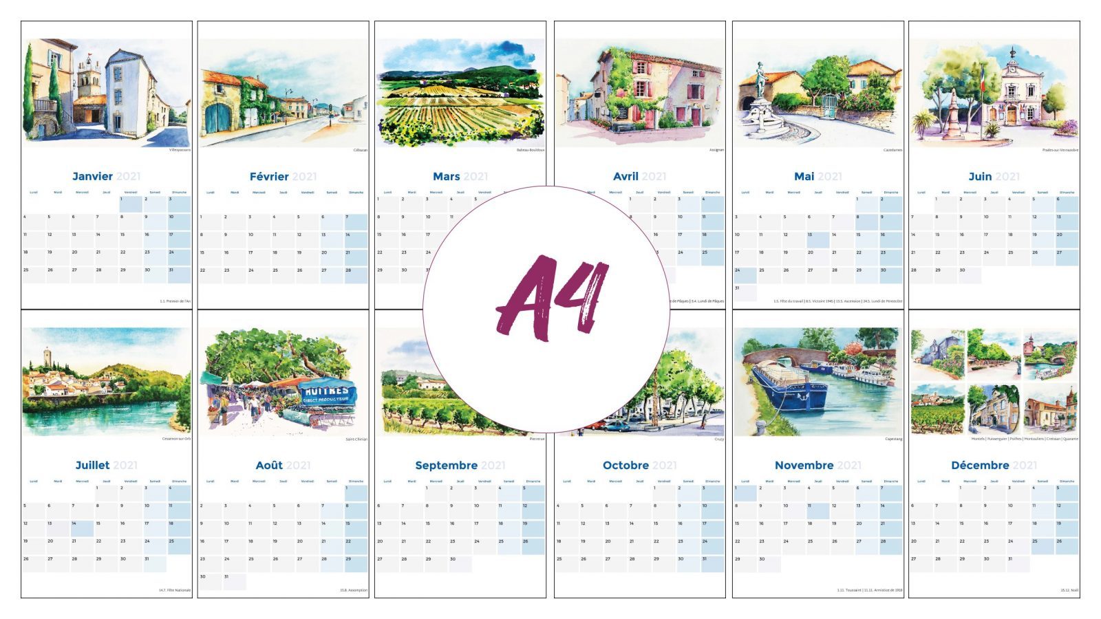 a4calendarpages