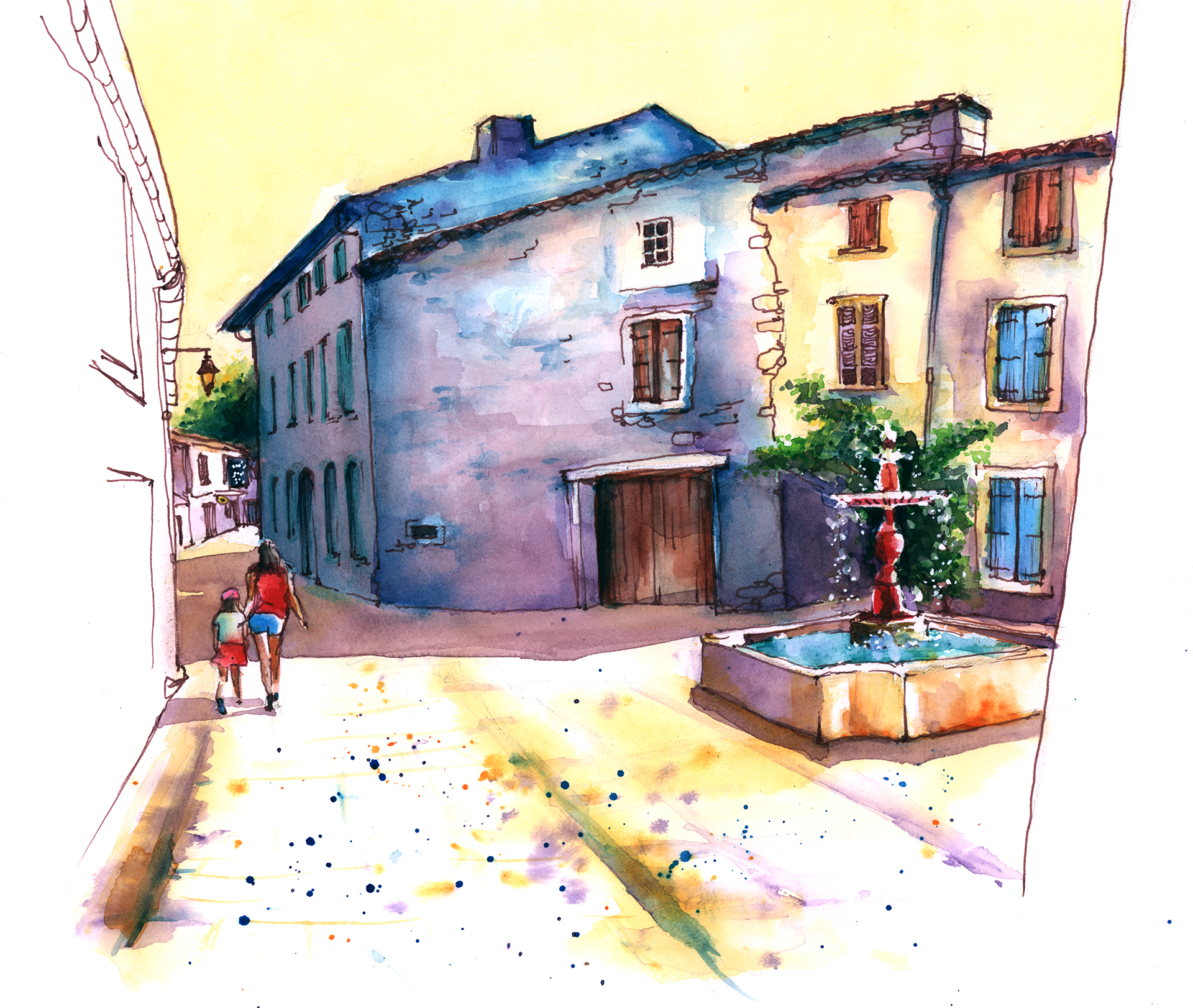 Place du Centre Ville Siran